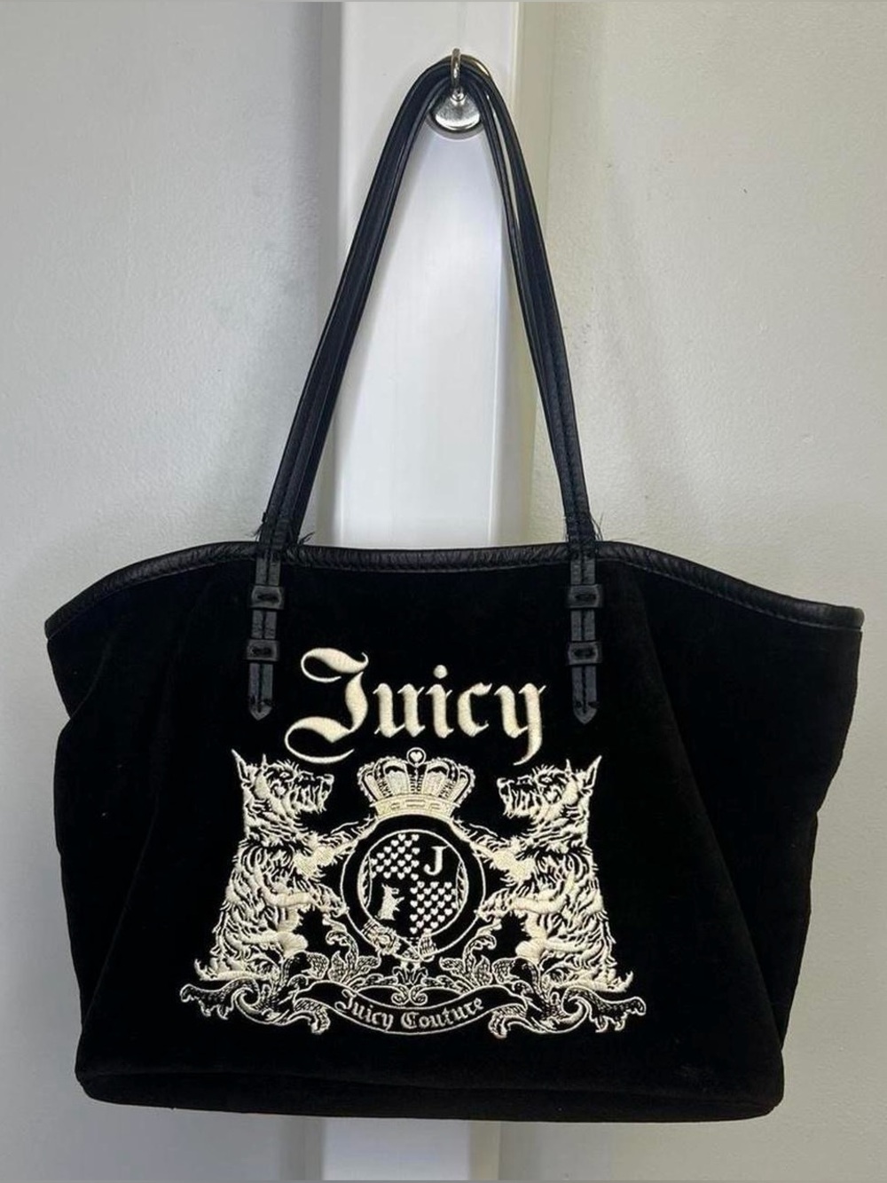 🐾rare Y2K VINTAGE 2000s juicy couture Scottie dog tote bag🐾